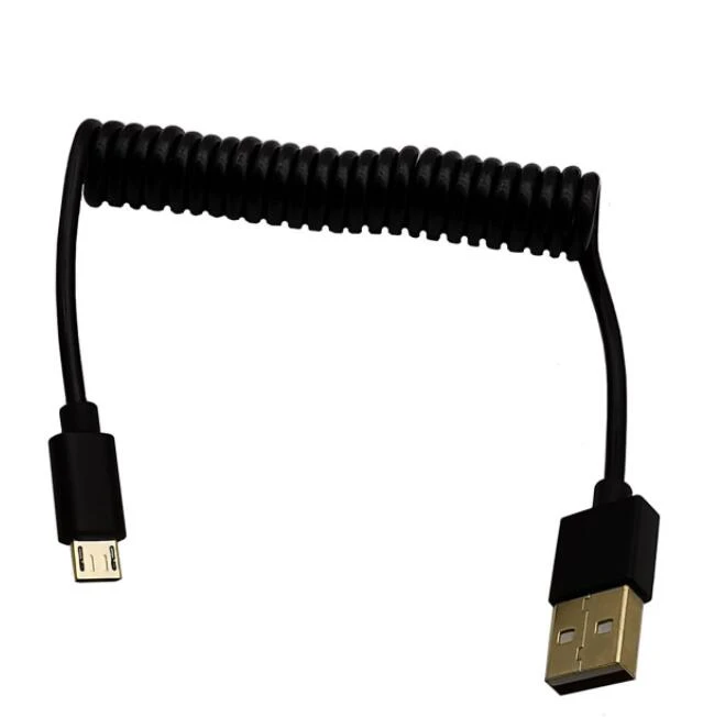 Coiled USB Cord
