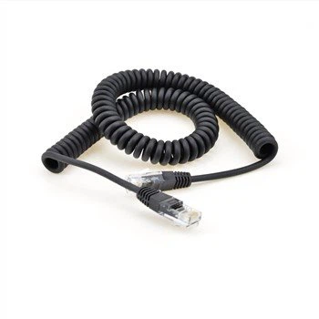 Coiled Network Cable