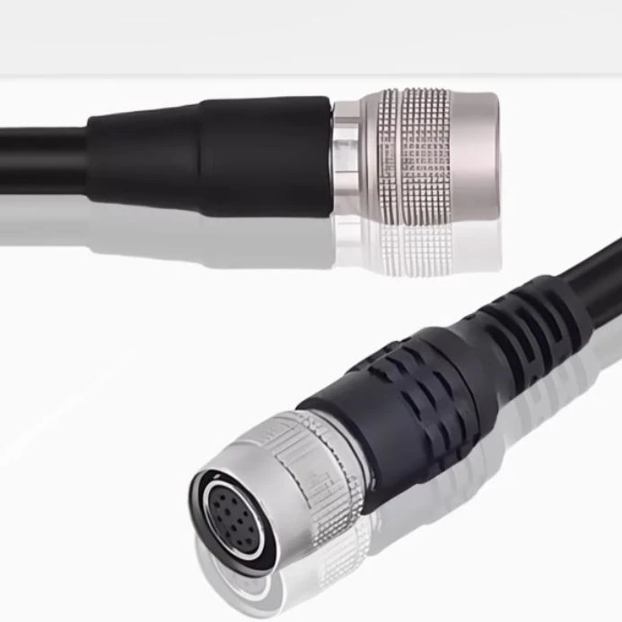 Hiros 12pin Right Angle M12 Cable